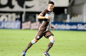 Roni durante jogo contra o Santos, pelo Campeonato Paulista 2021