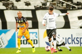 Lo Santos durante partida contra o Novorizontino, pelo Paulisto 2021