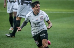Fagner abriu o placar para o Corinthians contra a Inter de Limeira na Neo Qumica Arena