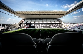 Neo Química Arena pronta para receber o jogo entre Corinthians e Inter de Limeira, pelo Paulistão