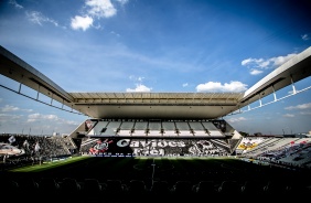 Neo Química Arena pronta para receber o jogo entre Corinthians e Inter de Limeira, pelo Paulistão