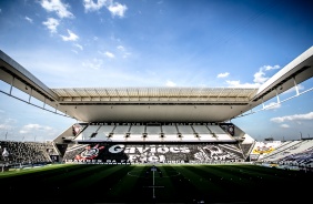 Neo Química Arena pronta para receber o jogo entre Corinthians e Inter de Limeira, pelo Paulistão