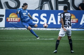 Cssio durante jogo contra a Inter de Limeira, pelas quartas de final do Campeonato Paulista 2021