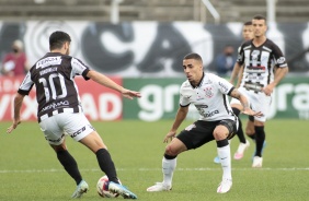 Gabriel durante partida contra a Inter de Limeira, pelas quartas de final do Paulisto 2021