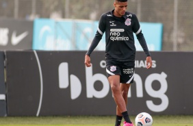 Rodrigo Varanda durante treino do Corinthians no CT Dr. Joaquim Grava