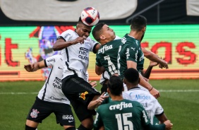 Jemerson durante Dérbi entre Corinthians e Palmeiras, na Neo Química Arena