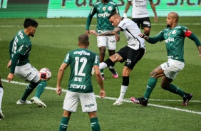 Luan durante Dérbi entre Corinthians e Palmeiras, na Neo Química Arena, pela semifinal do Paulistão
