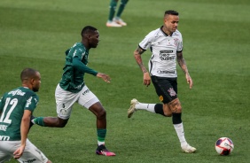 Luan durante Drbi entre Corinthians e Palmeiras, na Neo Qumica Arena, pela semifinal do Paulisto