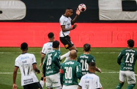 Raul Gustavo durante Dérbi entre Corinthians e Palmeiras, na Neo Química Arena