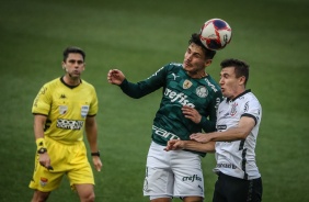 Piton durante Dérbi entre Corinthians e Palmeiras, na Neo Química Arena