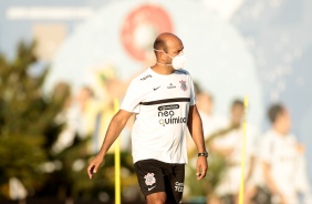 Fabricio Pimenta durante treino do Corinthians no CT Dr. Joaquim Grava