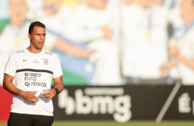 Fernando Lzaro durante treino do Corinthians no CT Dr. Joaquim Grava