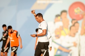 Fernando Lzaro durante treino do Corinthians no CT Dr. Joaquim Grava