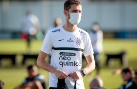 Marco Aurlio Melo durante treino do Corinthians no CT Dr. Joaquim Grava