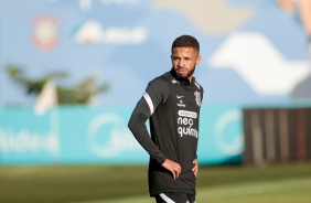 Vitinho durante treino do Corinthians no CT Dr. Joaquim Grava