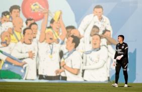 Donelli durante ltimo treino do Corinthians antes do jogo contra o Huancayo