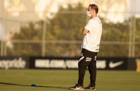 Treino do Corinthians antes do jogo contra o Huancayo