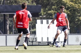 Alemão no treino integrado da equipe profissional e Sub-20 do Corinthians, no CT Dr. Joaquim Grava