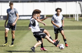 Ramiro e Biro no treino da equipe profissional e Sub-20 do Corinthians, no CT Dr. Joaquim Grava