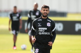 Camacho durante treino do Corinthians no CT Dr. Joaquim Grava