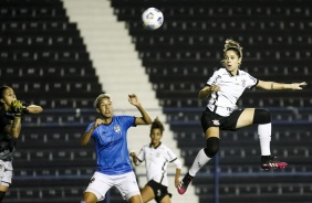 Erika durante partida entre Corinthians e Real Braslia, pelo Brasileiro Feminino