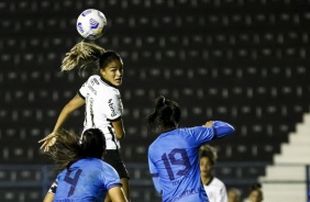 Gabi Nunes durante partida entre Corinthians e Real Braslia, pelo Brasileiro Feminino