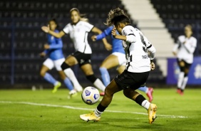 Ingryd durante partida entre Corinthians e Real Braslia, pelo Brasileiro Feminino