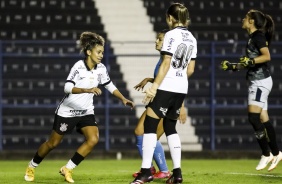 Ingryd durante partida entre Corinthians e Real Brasília, pelo Brasileirão Feminino