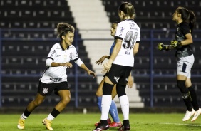 Ingryd durante partida entre Corinthians e Real Braslia, pelo Brasileiro Feminino