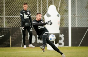 Guilherme durante ltimo treino do Corinthians antes da estreia pelo Brasileiro 2021