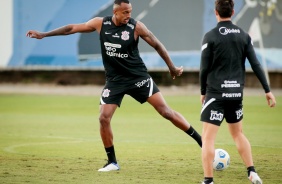 Raul Gustavo durante último treino do Corinthians antes da estreia pelo Brasileiro 2021