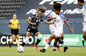 Adriana durante a partida entre Corinthians e Bahia, pelo Brasileirão Feminino