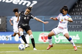 Gabi Portilho durante a partida entre Corinthians e Bahia, pelo Brasileirão Feminino