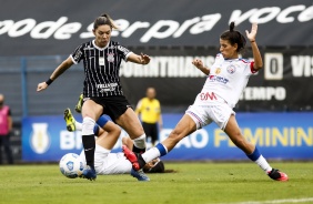 Gabi Zanotti durante a partida entre Corinthians e Bahia, pelo Brasileirão Feminino