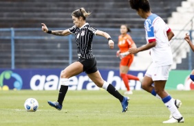 Gabi Zanotti durante a partida entre Corinthians e Bahia, pelo Brasileirão Feminino