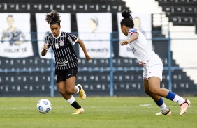 Ingryd durante a partida entre Corinthians e Bahia, pelo Brasileiro Feminino