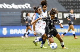 Ingryd durante a partida entre Corinthians e Bahia, pelo Brasileiro Feminino