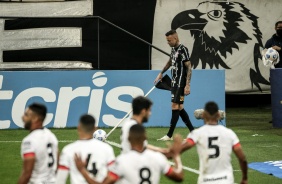 Luan durante jogo entre Corinthians e Atlético-GO, pela estreia do Brasileiro 2021