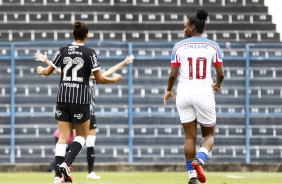 Poliana durante a partida entre Corinthians e Bahia, pelo Brasileirão Feminino