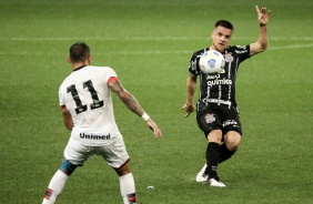 Ramiro durante jogo entre Corinthians e Atlético-GO, pela estreia do Brasileiro 2021