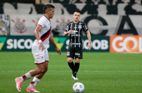 Ramiro na estreia do Corinthians no Campeonato Brasileiro 2021, contra o Atltico-MG