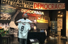 Adilson Monteiro Alves durante evento no Parque So Jorge