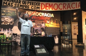 Adilson Monteiro Alves durante evento no Parque So Jorge