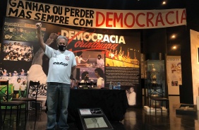 Adilson Monteiro Alves durante evento no Parque So Jorge