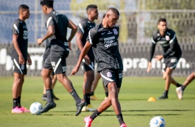 Felipe Augusto durante o ltimo treino do Corinthians antes do jogo contra o Amrica-MG