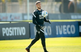 Guilherme durante o ltimo treino do Corinthians antes do jogo contra o Amrica-MG