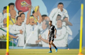 Joo Victor durante o ltimo treino do Corinthians antes do jogo contra o Amrica-MG