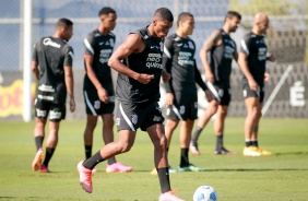 Xavier durante o último treino do Corinthians antes do jogo contra o América-MG