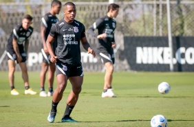 Xavier durante o ltimo treino do Corinthians antes do jogo contra o Amrica-MG