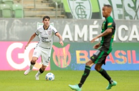 ngelo Araos durante a partida entre Corinthians e Amrica-MG, pelo Brasileiro